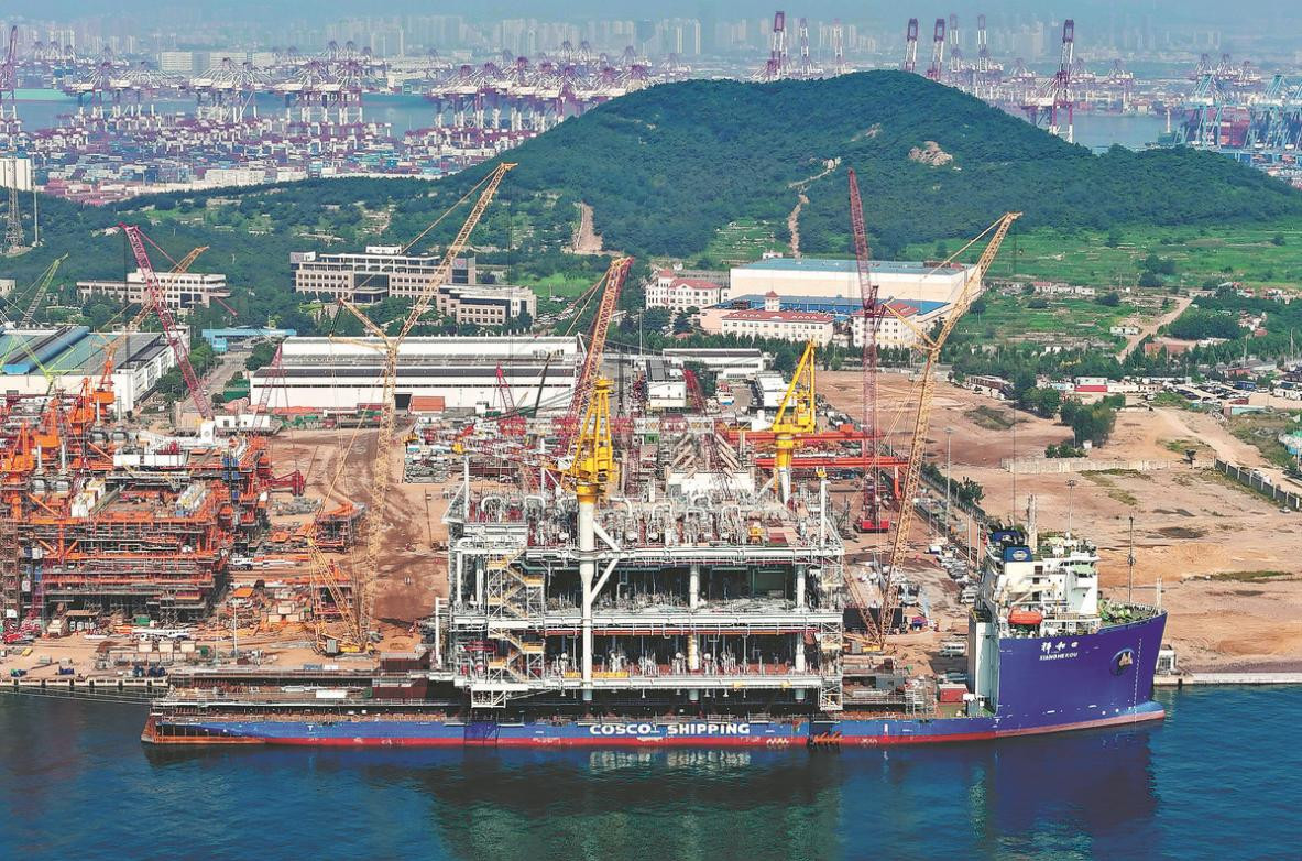 最新の企業ブログについて 中国製の大型オフショア石油・ガスプラットフォームが 青島で正式に交付されました