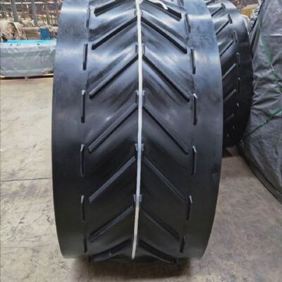 購入 OEM ODM ゴム ヘリングボーン パターン コンベアベルト 500mm 幅 online manufacture