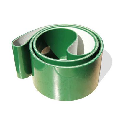 食品用グリーン型PVCコンベアベルト 高容量 無汚染